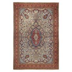 Alfombra Persa Antigua Farahan - Tamaño: 13'9x9'7