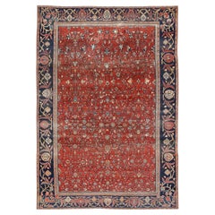 Alfombra Persa Antigua Farahan - Tamaño: 1'8 X 8'4