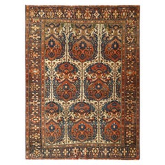 Antique Persian Farahan Rug - Size: 4ft 8in x 3ft 5in