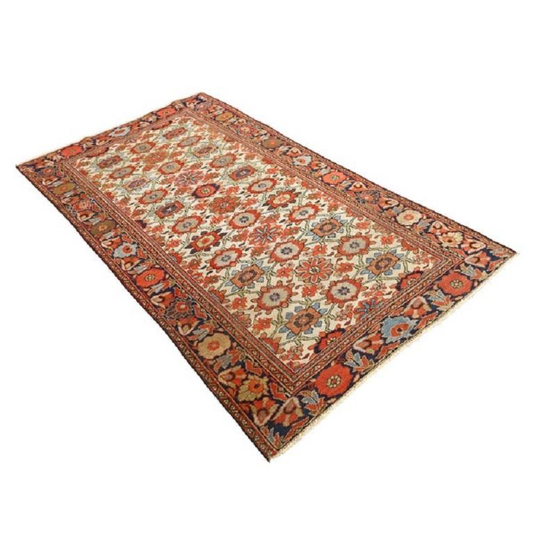 Sarouk Farahan Tapis persan Farahan ancien - Taille : 6'10x3'11 en vente