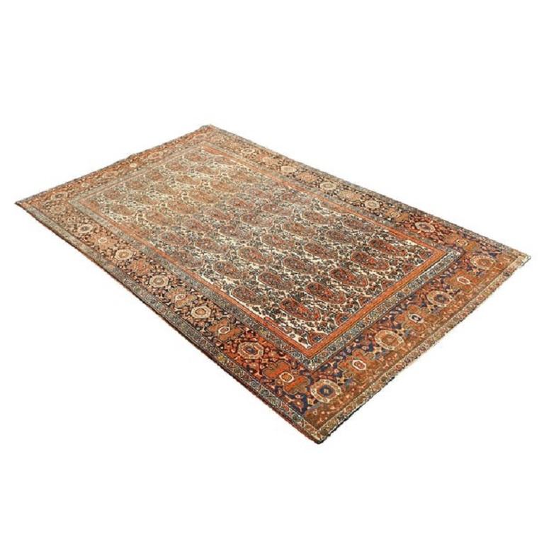 Sarouk Farahan Tapis persan Farahan ancien - Taille : 6'6x3'11 en vente