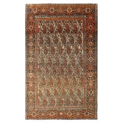 Antique Persian Farahan Rug - Size: 6'6x3'11