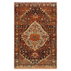 Antique Persian Farahan Rug - Size: 6ft 5in x 4ft 2in