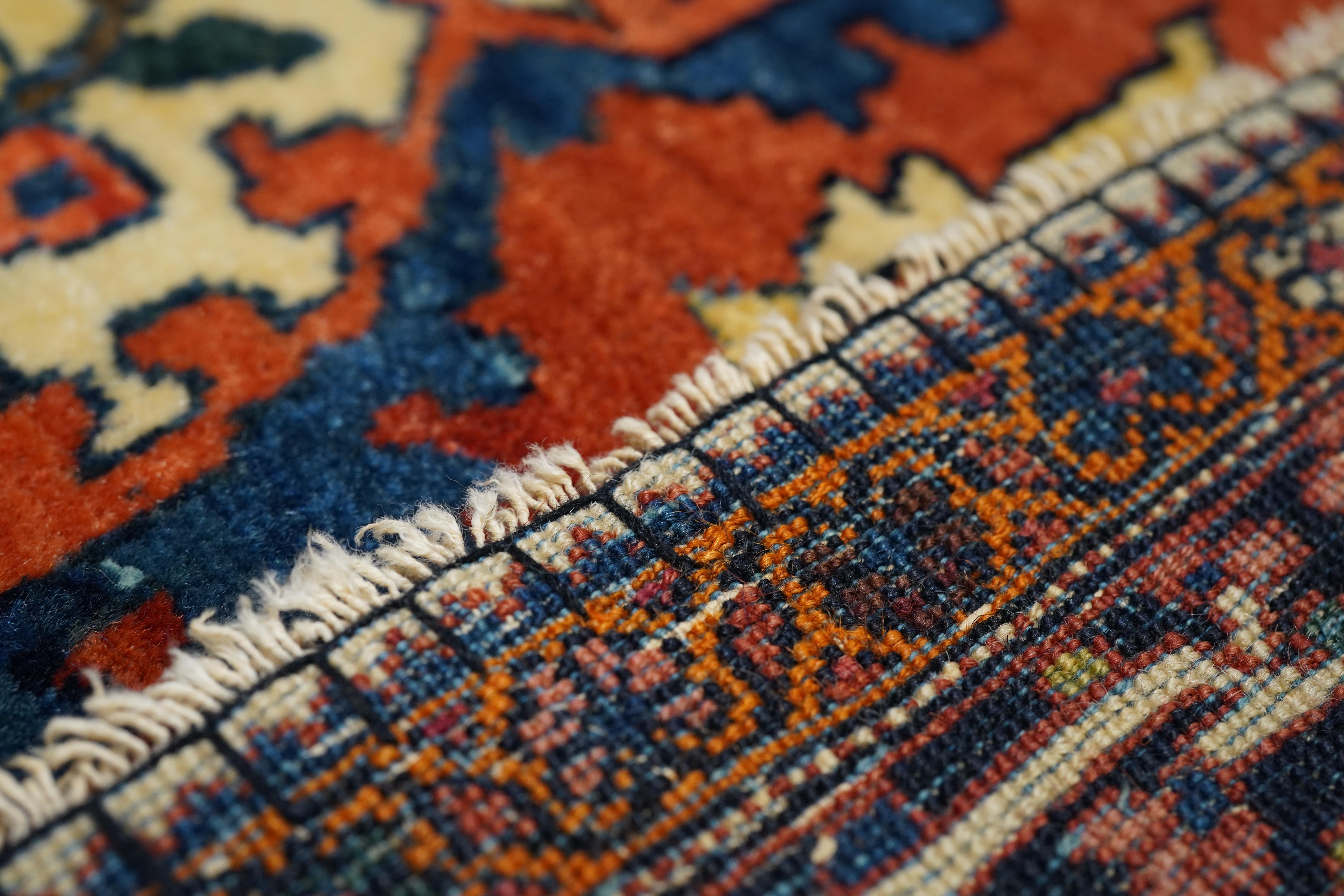 Antico Persiano Sarouk Farahan 4'6
