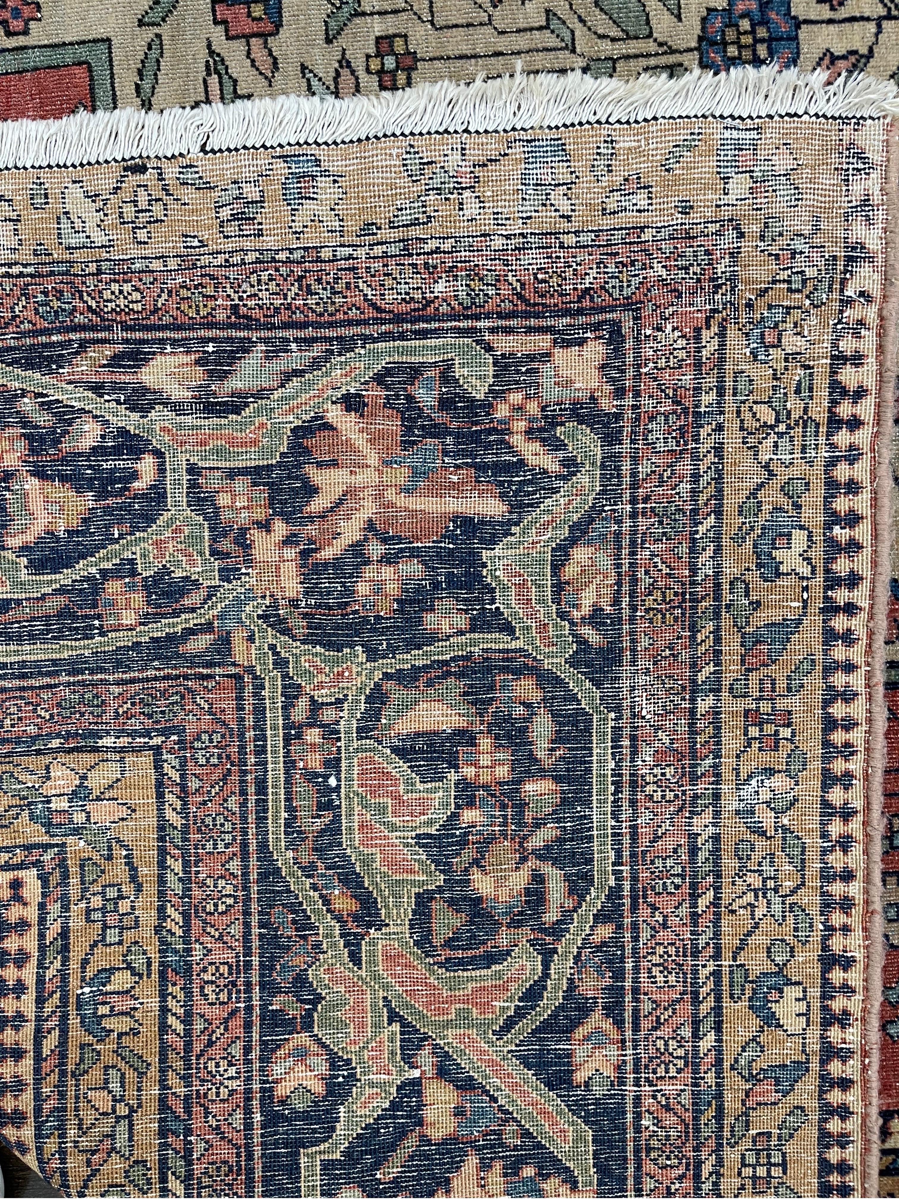 Antique Persian Farahan Sarouk, circa 1900 For Sale 8