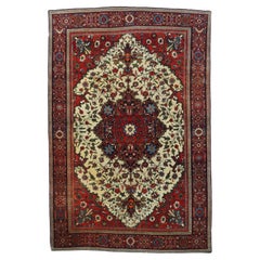 Antique Farahan Sarouk Rug 4'3'' x 6'4''