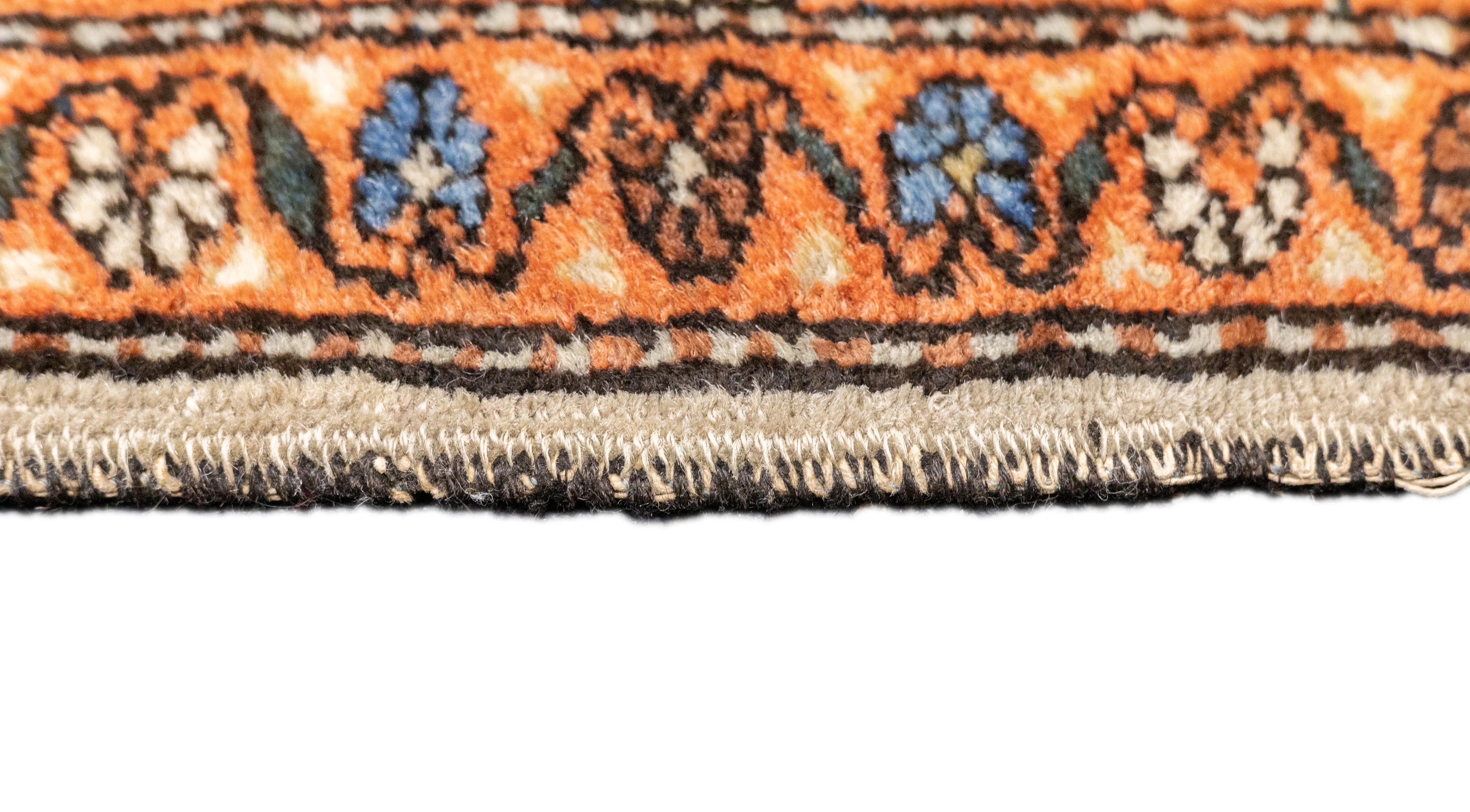 Antique Persian Farahan Sarouk Rug 3'4'' x 4'11'' For Sale 3