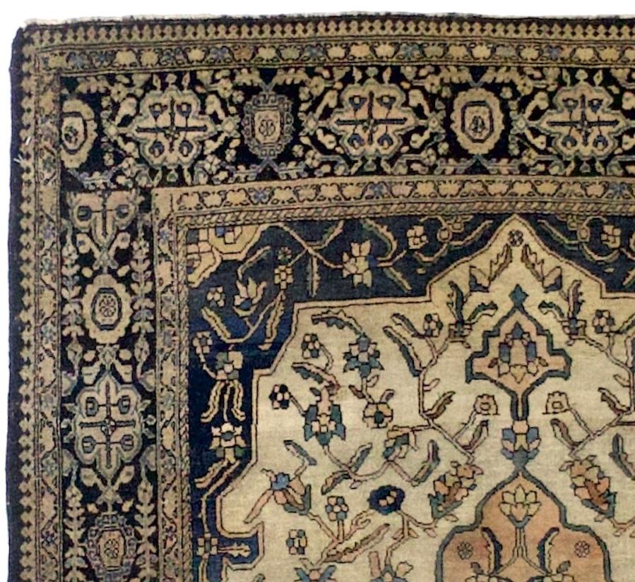 Tappeto antico persiano Sarouk Farahan 3'5