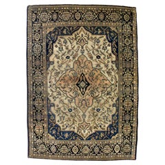 Antique Persian Farahan Sarouk Rug 3'5" x 4’10"