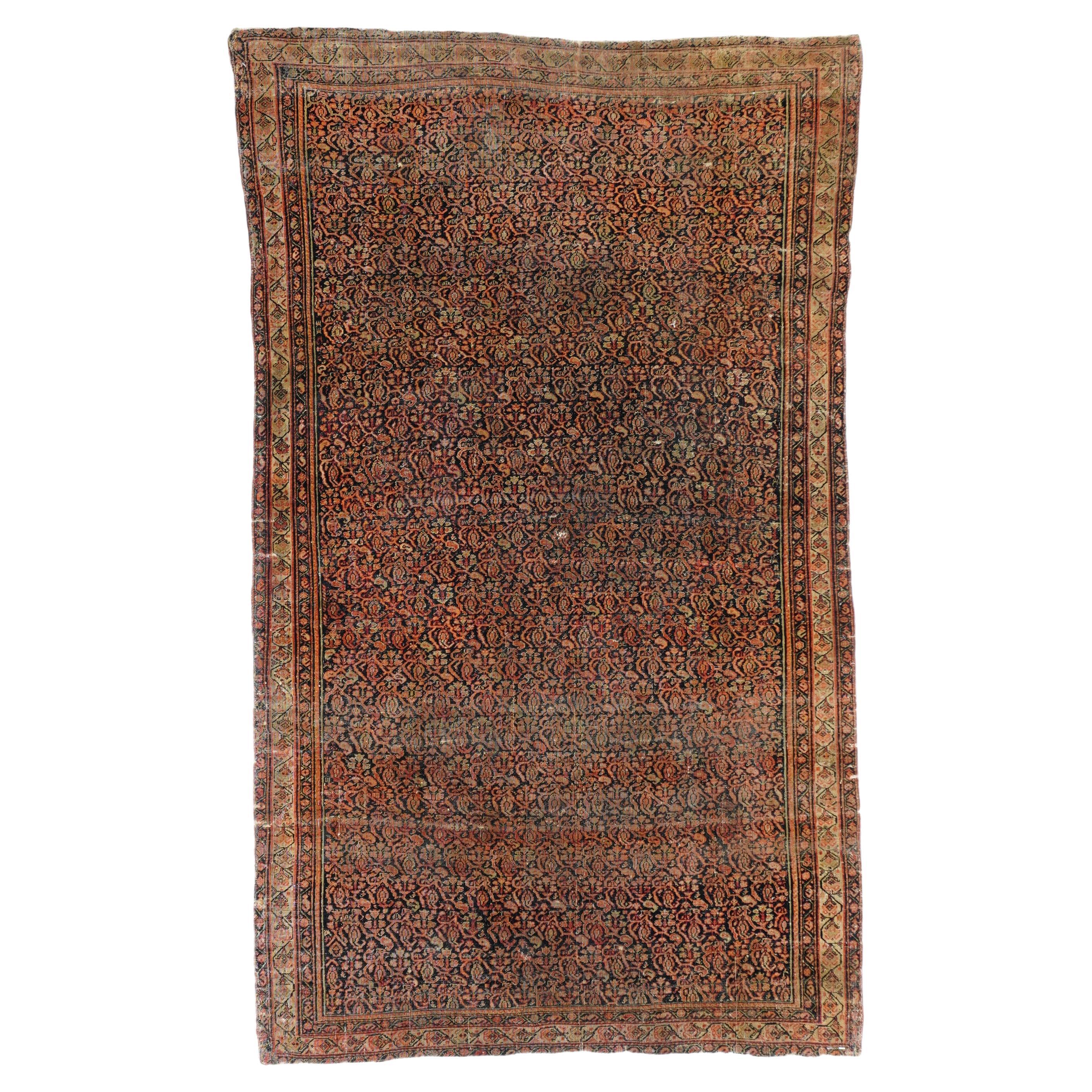 Antique Persian Farahan Sarouk Rug 3’5" x 5’10"