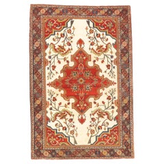 Antike persische Farahan Sarouk Teppich 4'2" x 6'3"