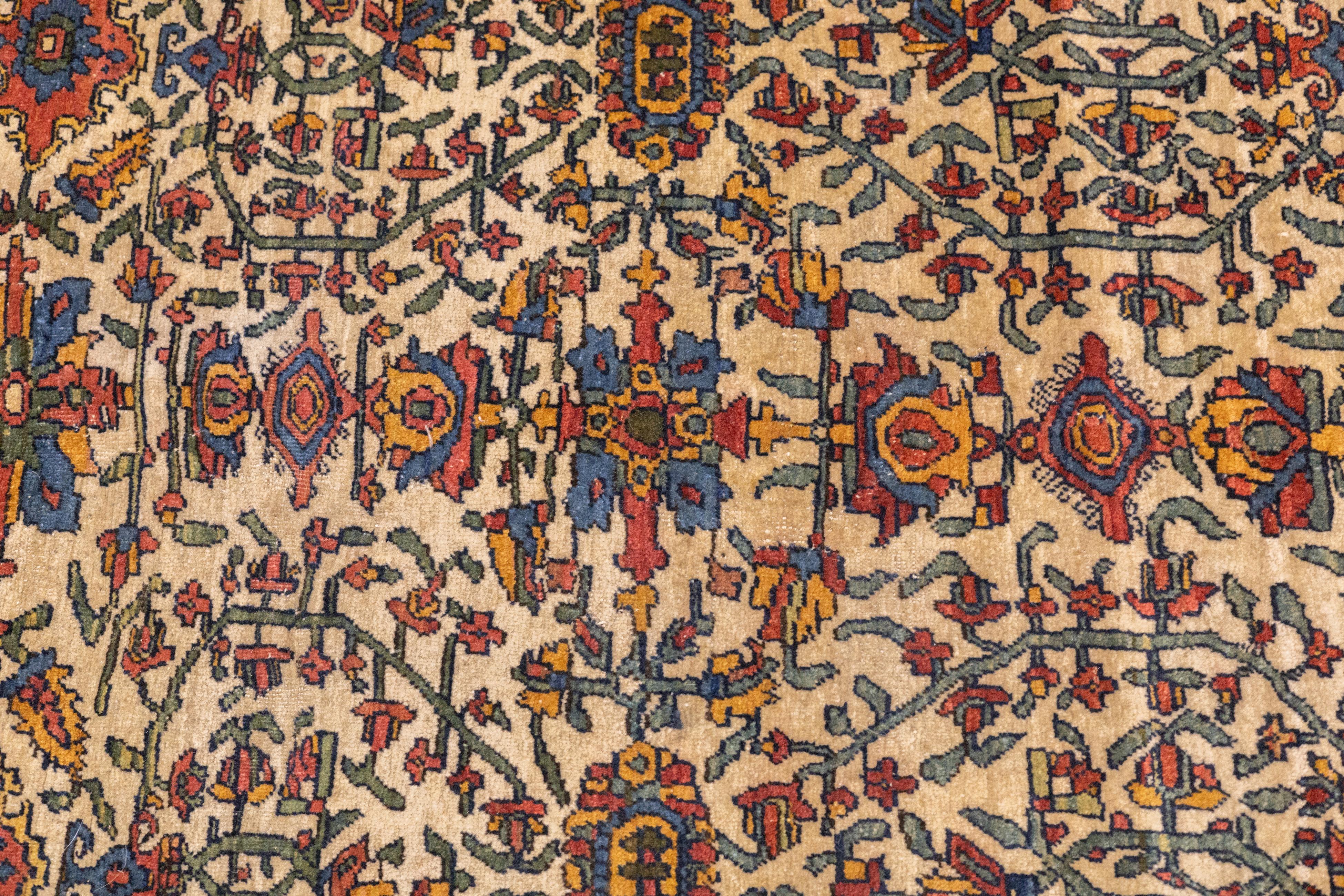 Antiker persischer Farahan Sarouk-Teppich 4'2'' x 6'6'' (Wolle) im Angebot