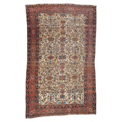 Antique Persian Farahan Sarouk Rug 4'2'' x 6'6''