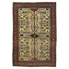 Antique Persian Farahan Sarouk Rug 4’4" x 6’6"