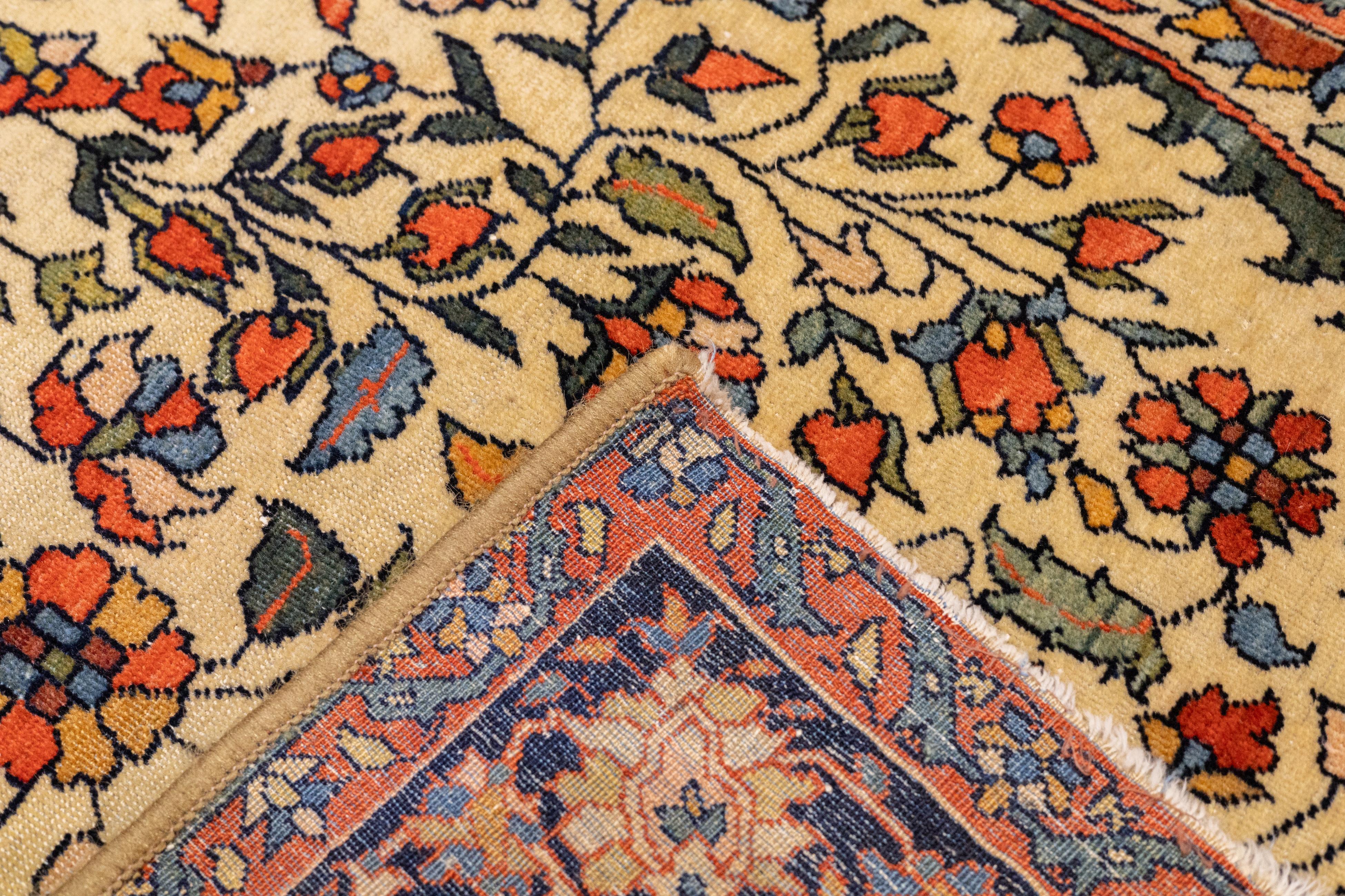 Antico Persiano Sarouk Farahan 4'4