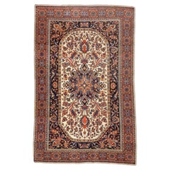 Antique Persian Farahan Sarouk Rug 4'6'' x 6'7''