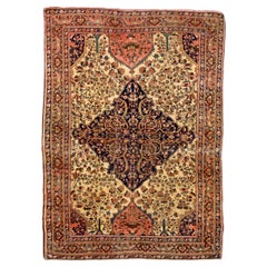 Tapis persan Sarouk Farahan ancien 4'7" x 6'5"