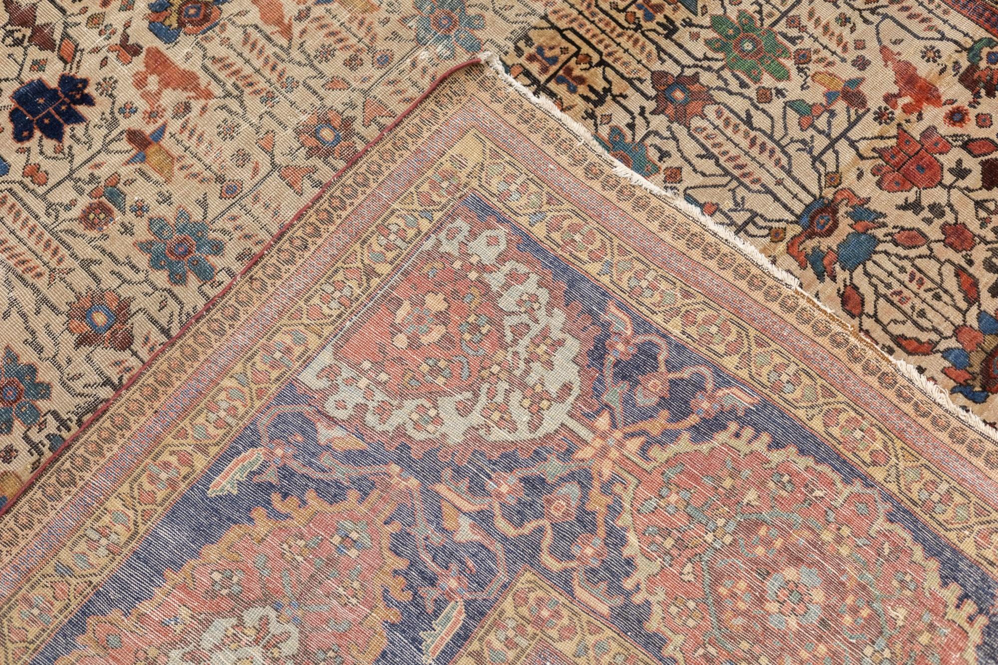 Antiker persischer Sarouk Farahan Teppich 6'10 x 9'6 im Angebot 2