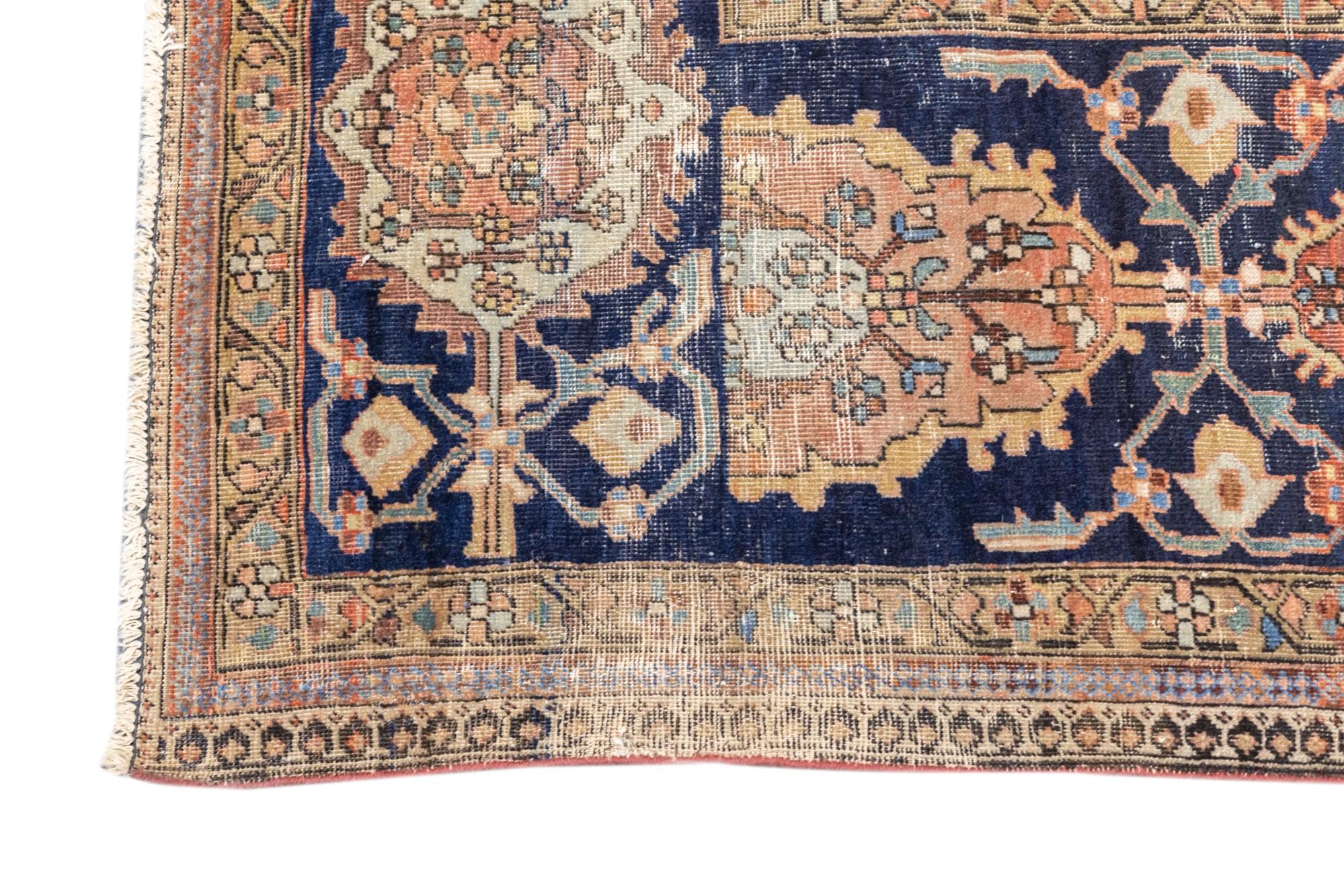 Antiker persischer Sarouk Farahan Teppich 6'10 x 9'6 (Wolle) im Angebot