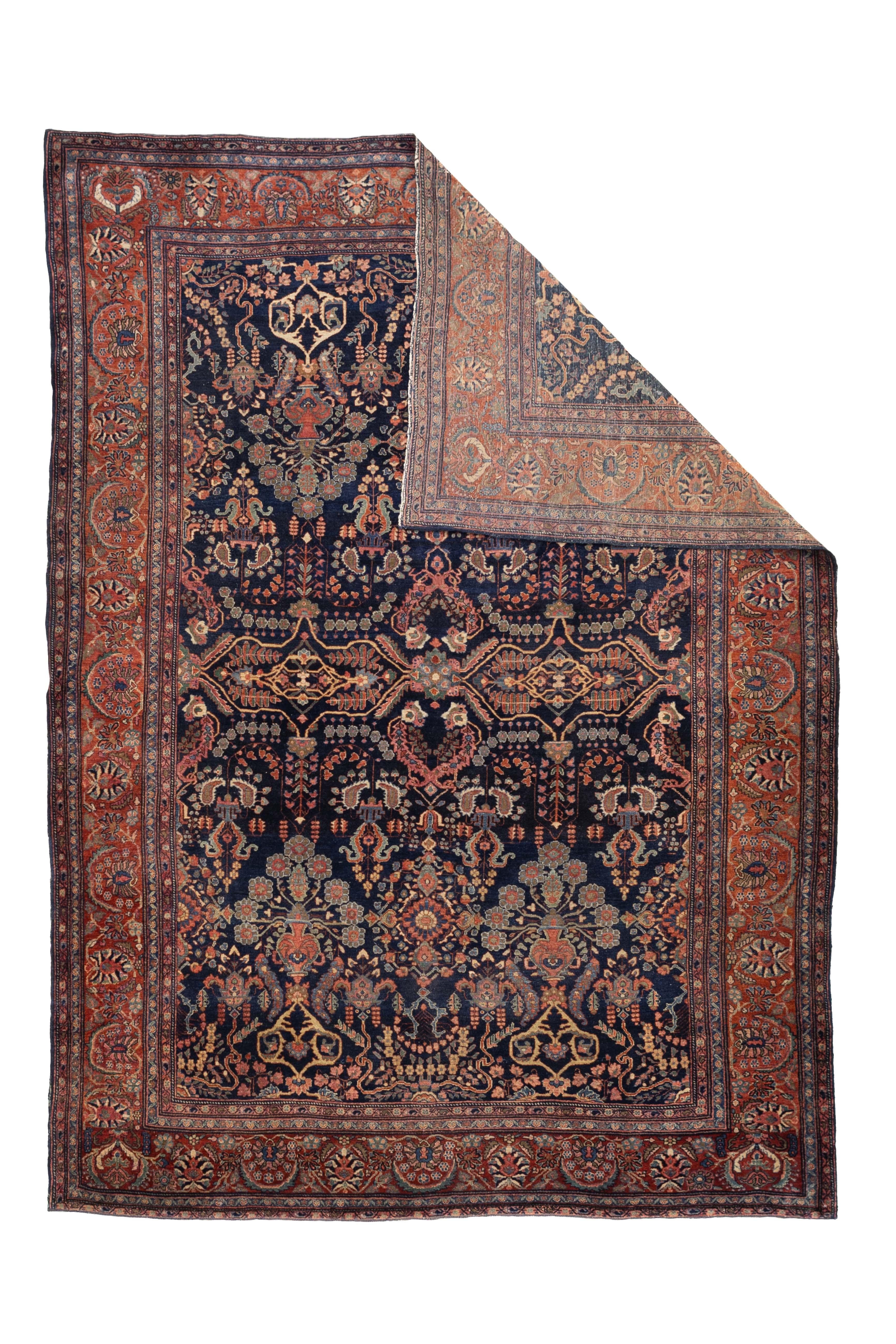 Antiker persischer Farahan Sarouk-Teppich 8'10
