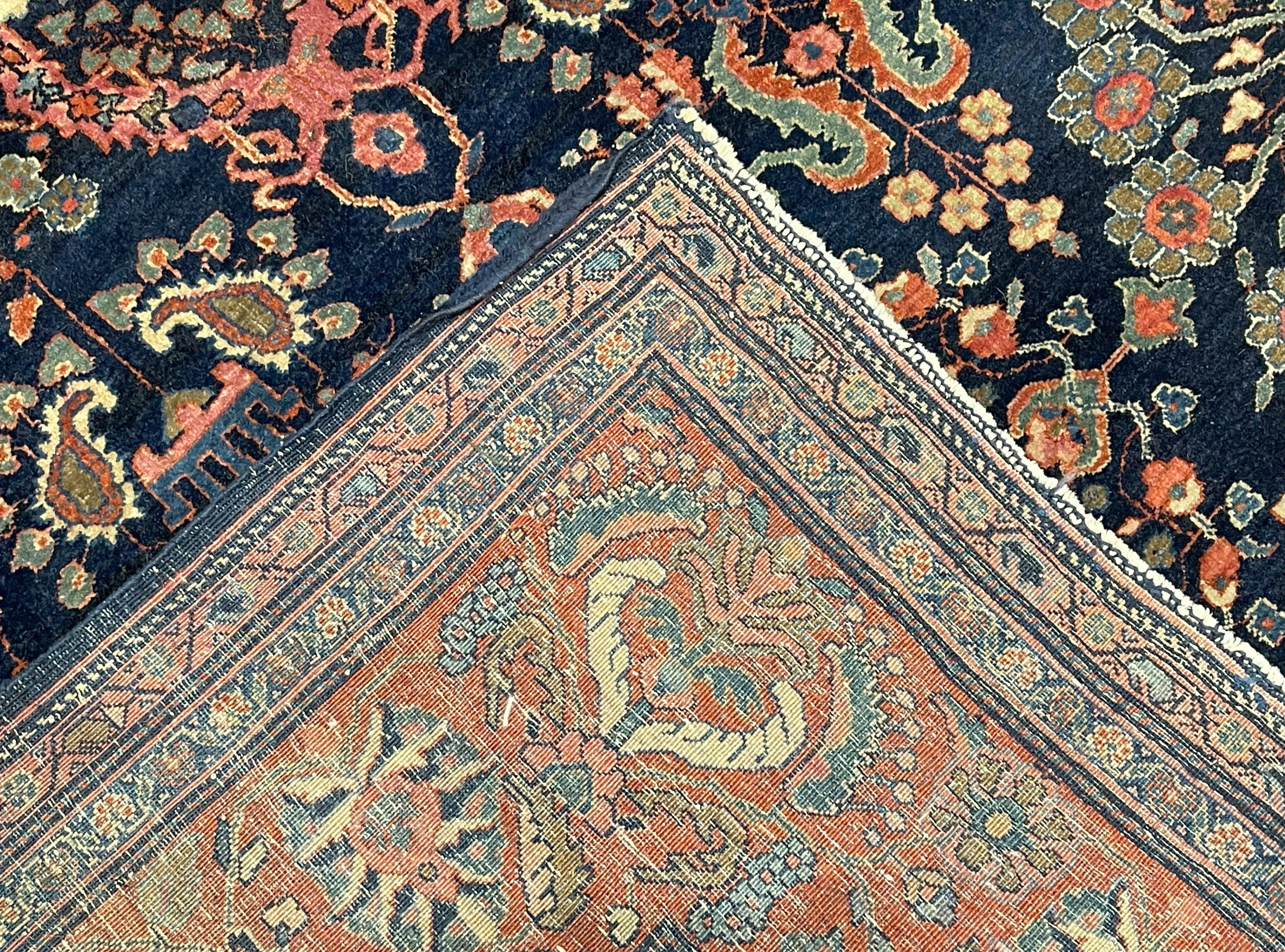 Antike persische Farahan Sarouk Teppich 8'10