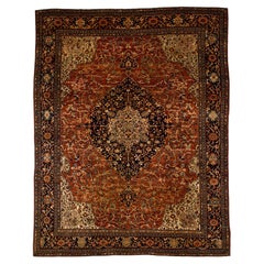 Alfombra Persa Antigua Sarouk Farahan 8'9" x 11'6