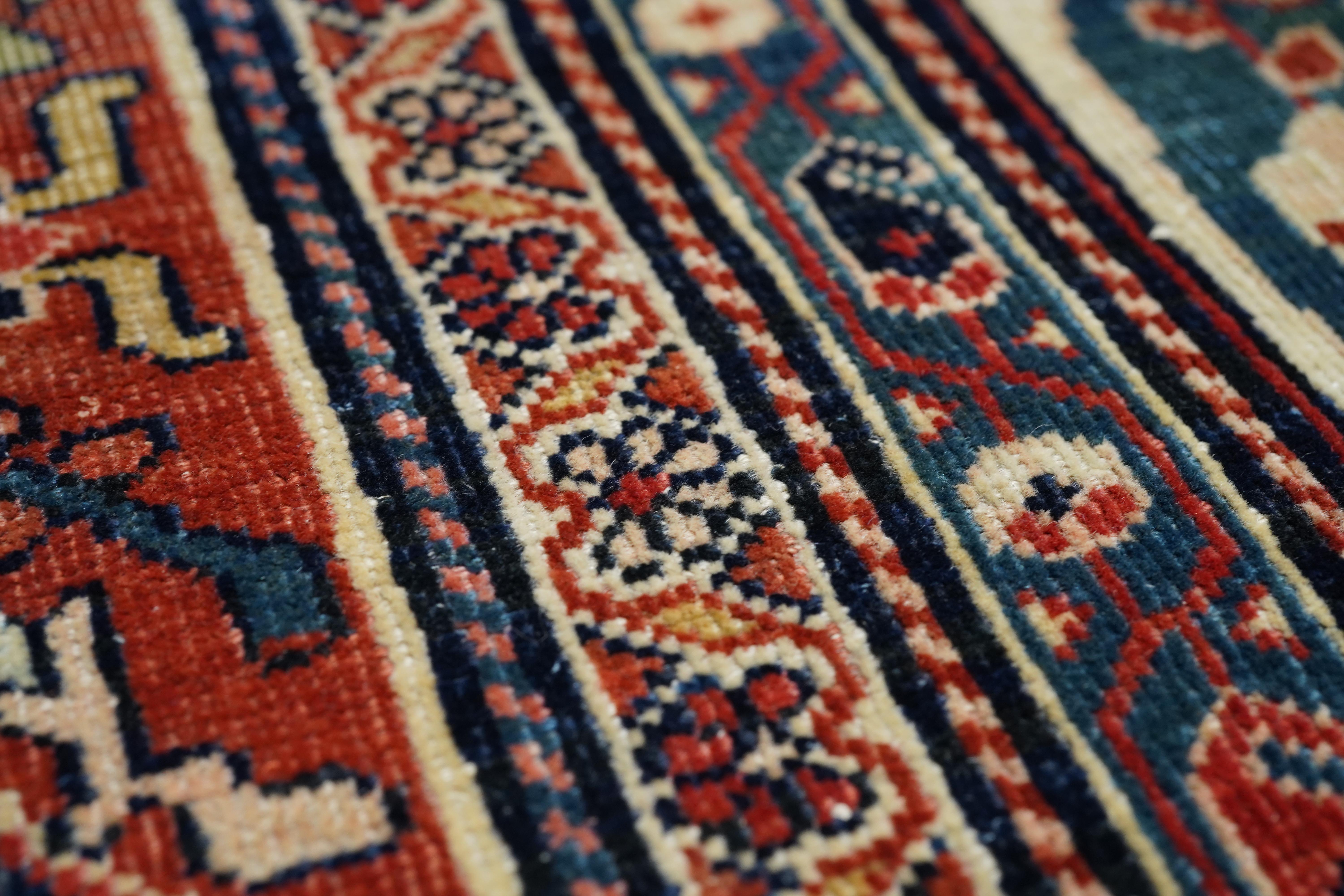 Antike persische Farahan Sarouk Teppich 9'0