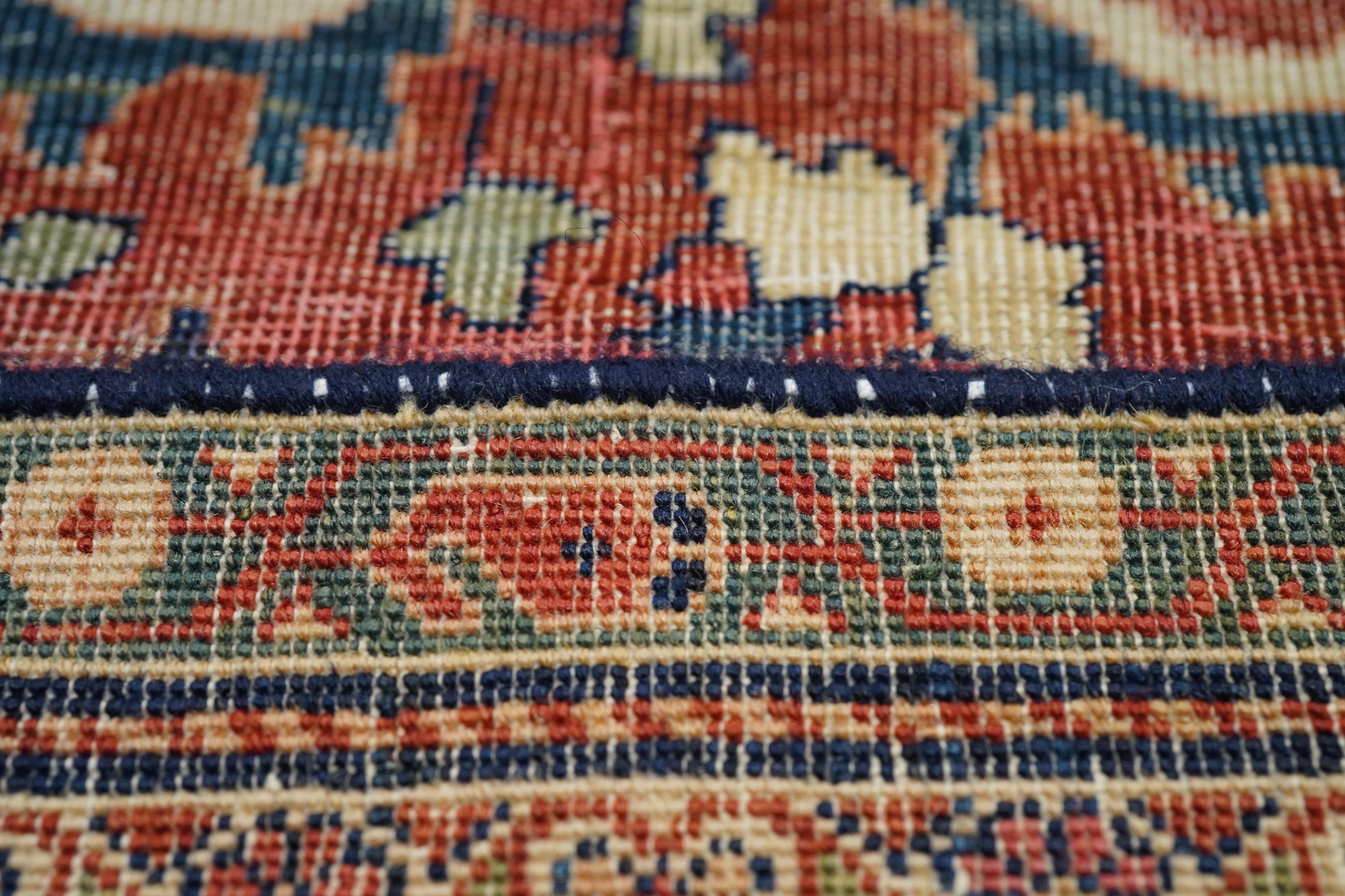Antike persische Farahan Sarouk Teppich 9'0