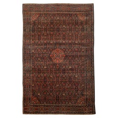Antiker persischer Farahan-S Sarouk-Teppich, um 1880