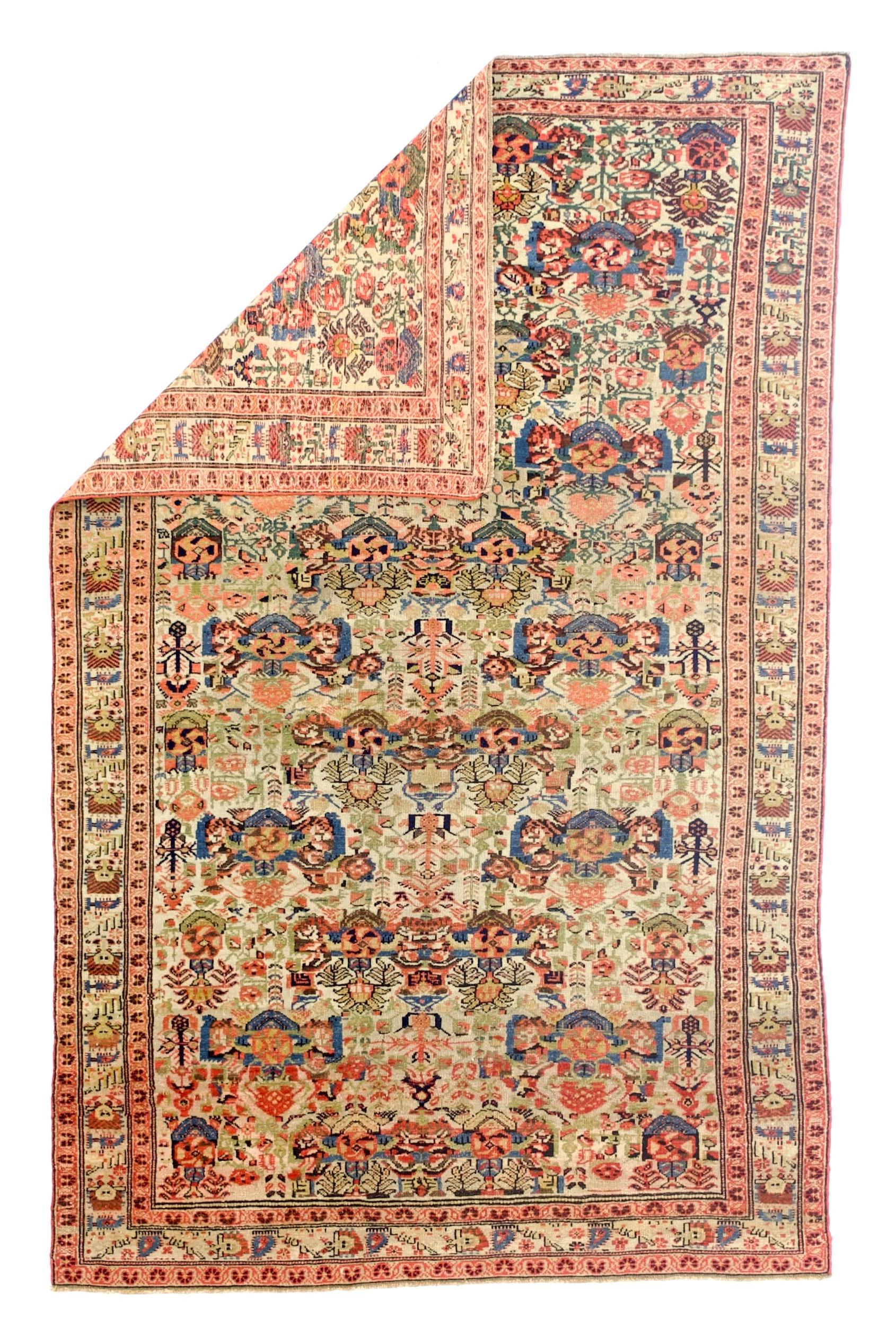 Antike persische Farahan Zeleh Sultan Design Teppich 3'11