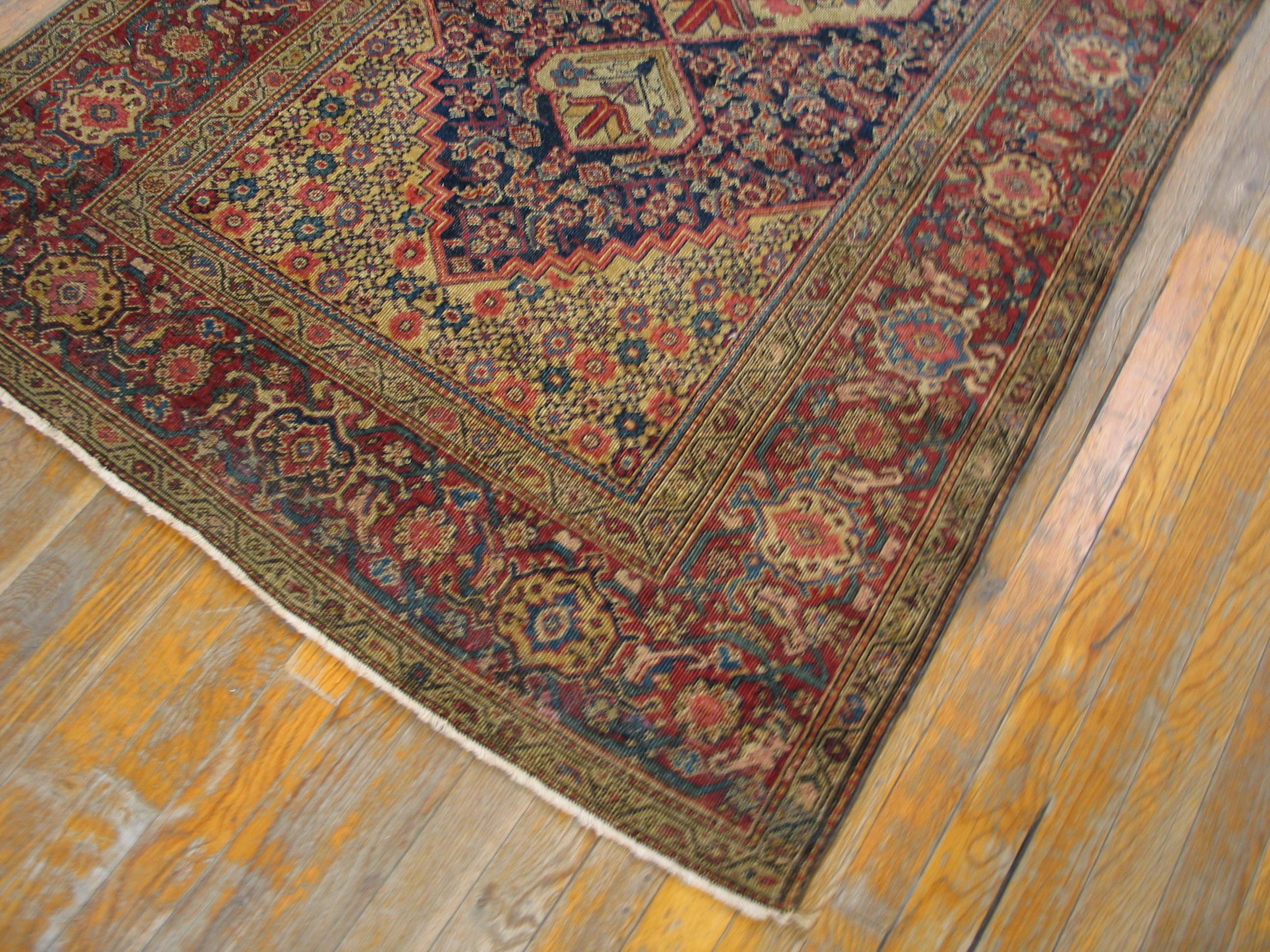 Late 19th Century 19th Century Persian Farahn Carpet ( 3'9