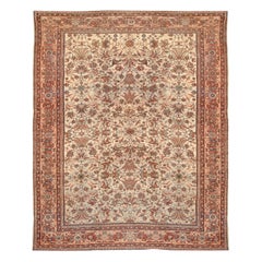 Tapis persan ancien de Feraghan, vers 1890, 10'2 x 13'3