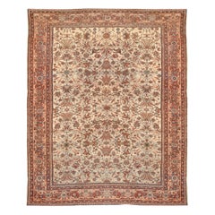 Tapis persan ancien de Feraghan, vers 1890, 10'2 x 13'3