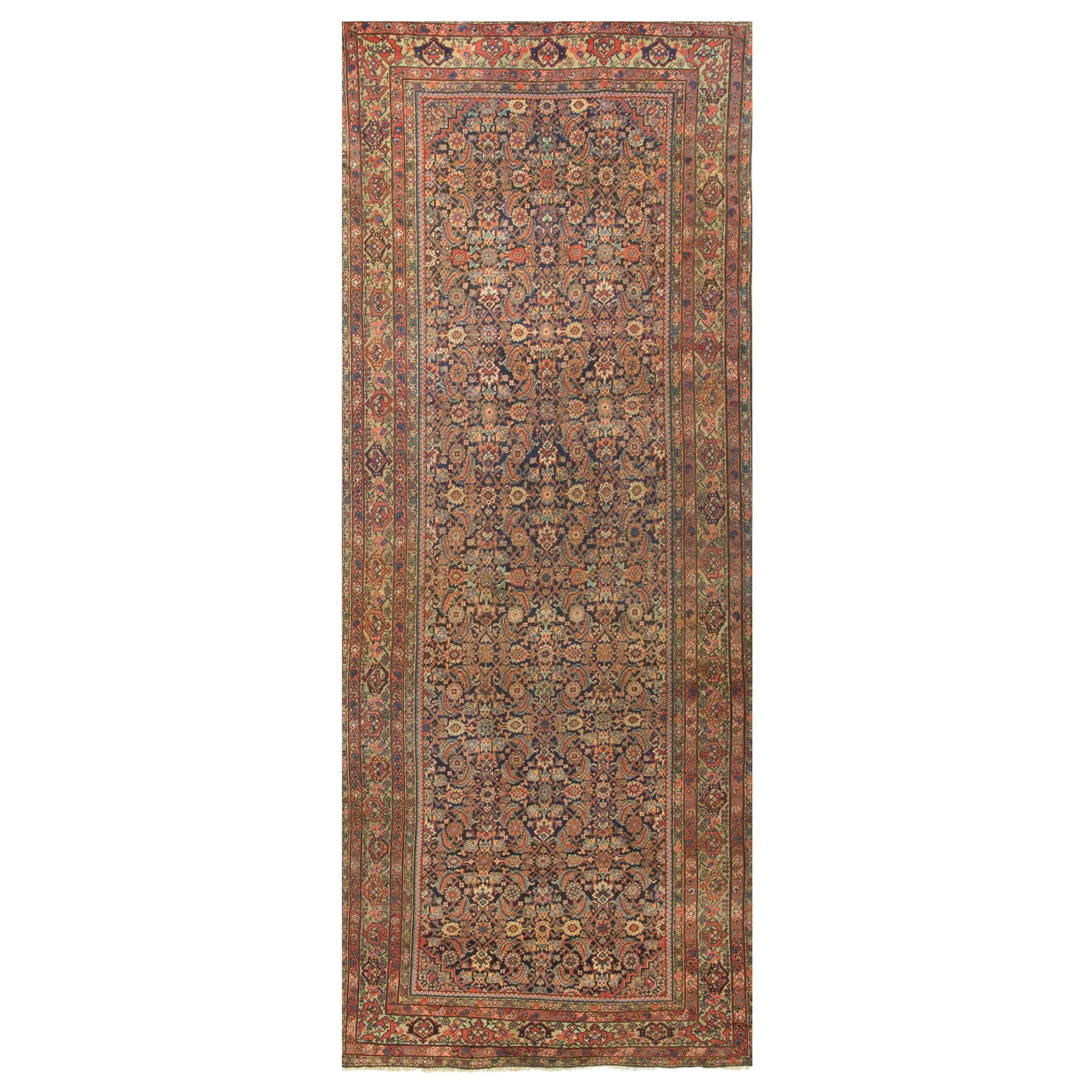 Antiker persischer Feraghan-Läufer 1,52 m x 3,05 m