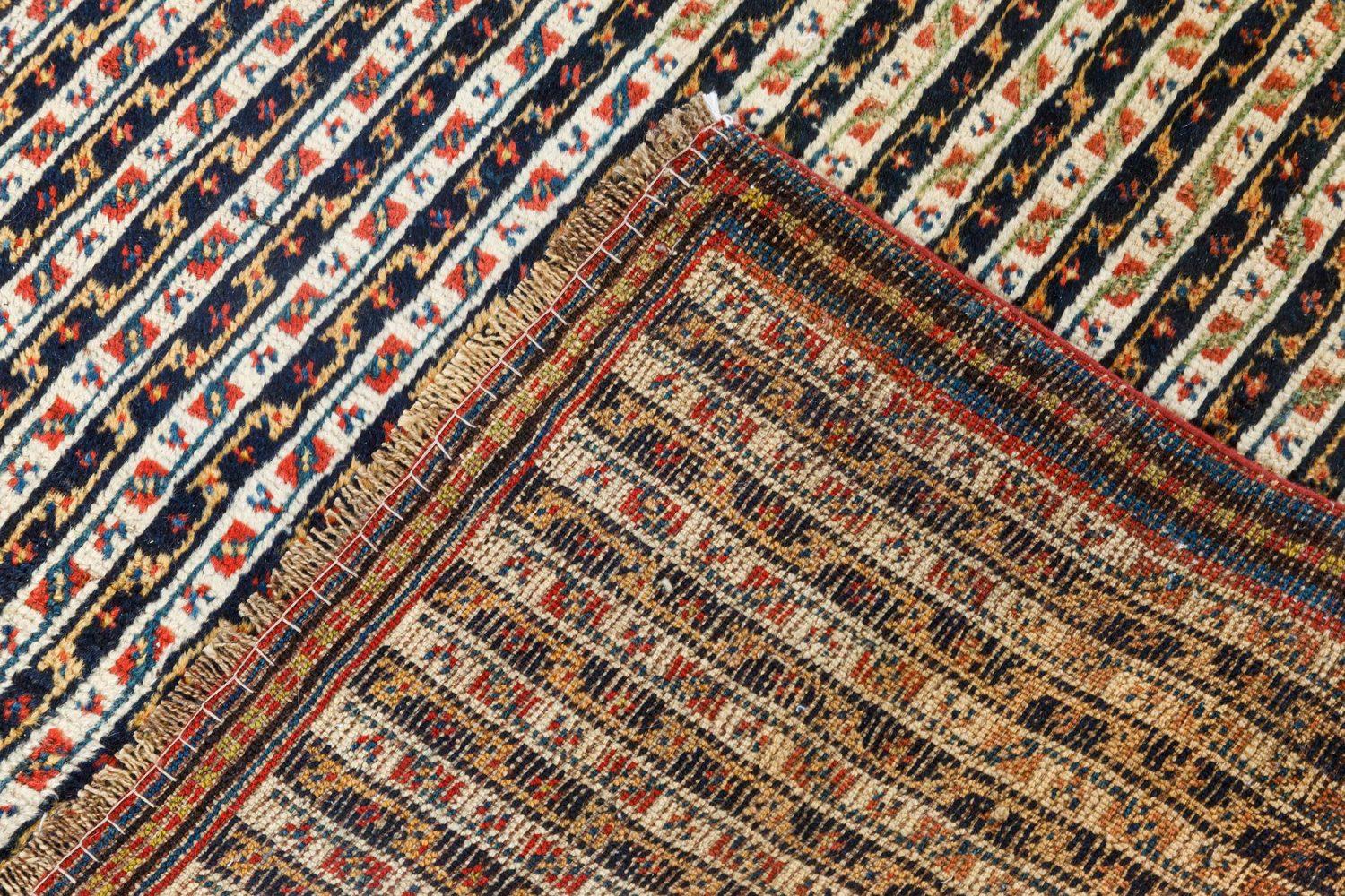 20th Century Antique Persian Feraghan Handmade Wool Runner For Sale