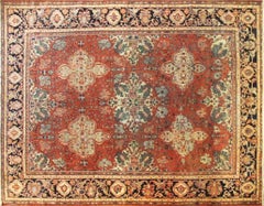 Antique Persian Feraghan Sarouk Carpet, c-1870
