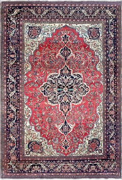 Antiker persischer Feraghan Sarouk-Teppich aus Sarouk, wunderschönster Teppich