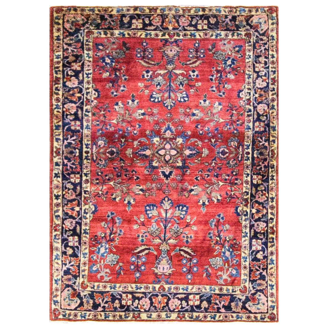 Antiker persischer Feraghan Sarouk-Teppich