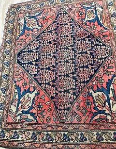 Antique Persian Feraghan Sarouk, The Most decorative, As Is