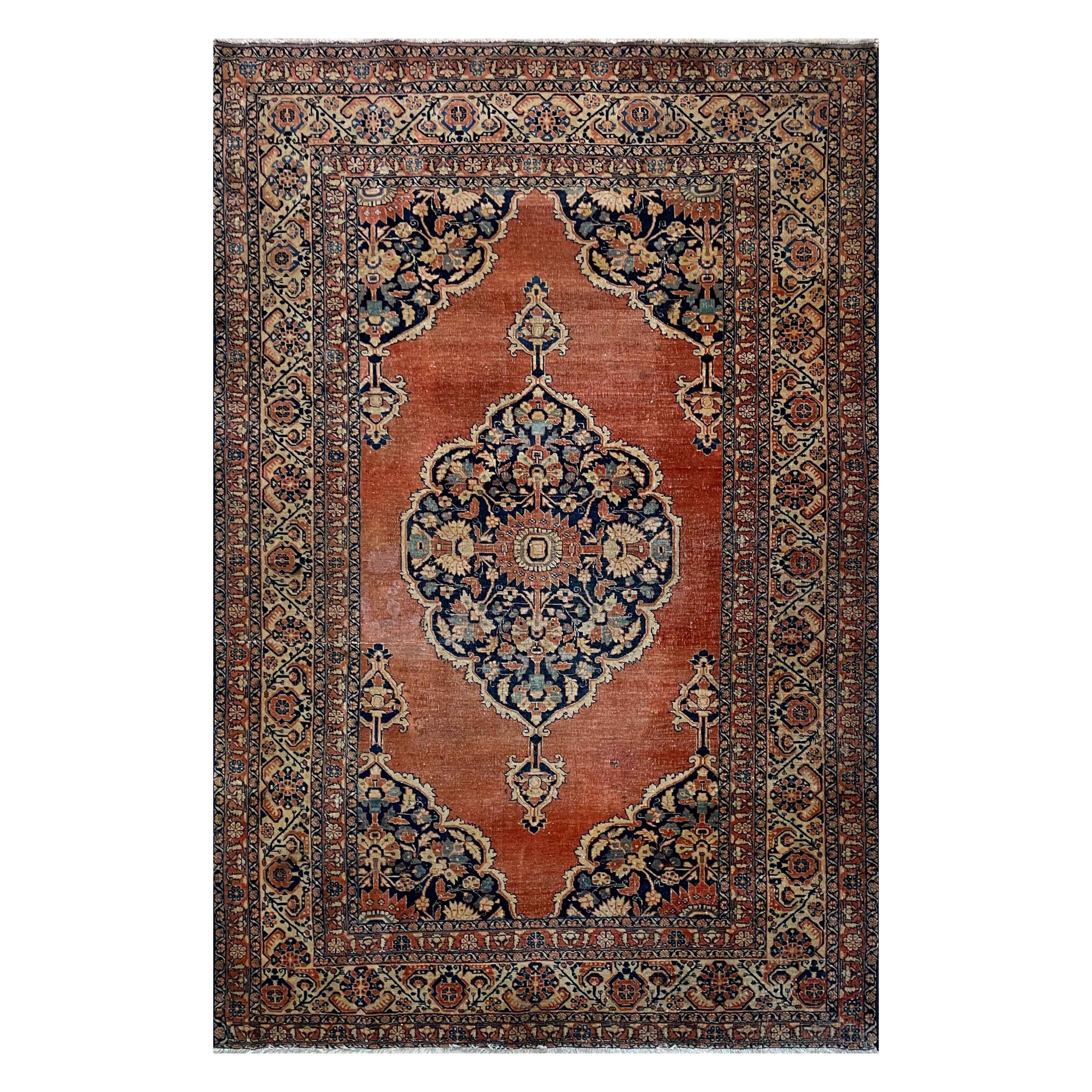 Ancien Sarouk persan Feraghan Sarouk, le plus décoratif
