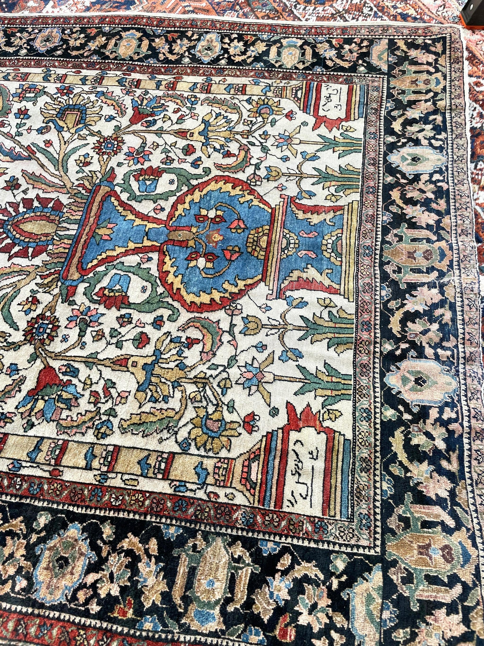 Antique Persian Ferahan Rug, c.1920 For Sale 5