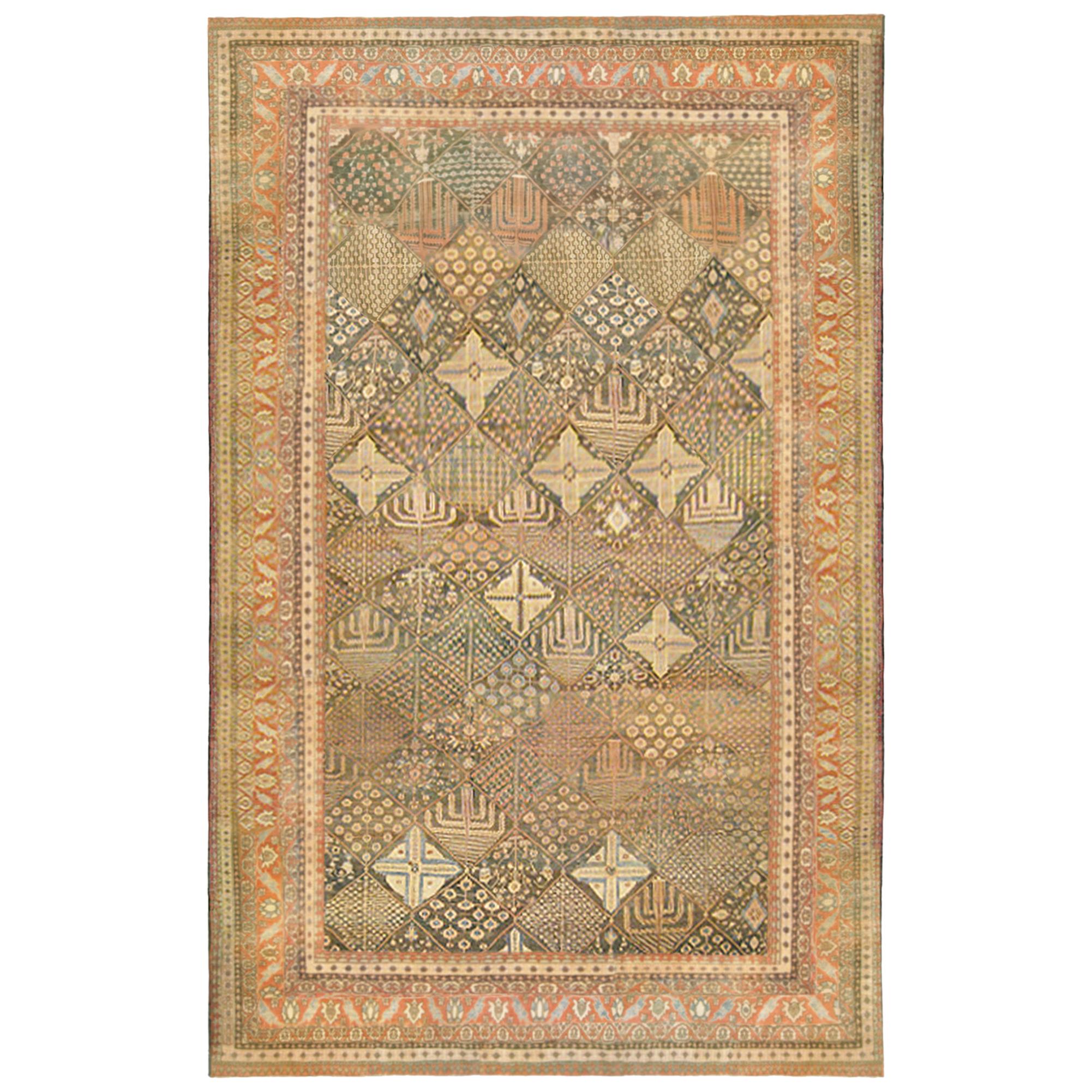 Antique Persian Ferahan Sarouk Oriental Carpet, Mansion Size with