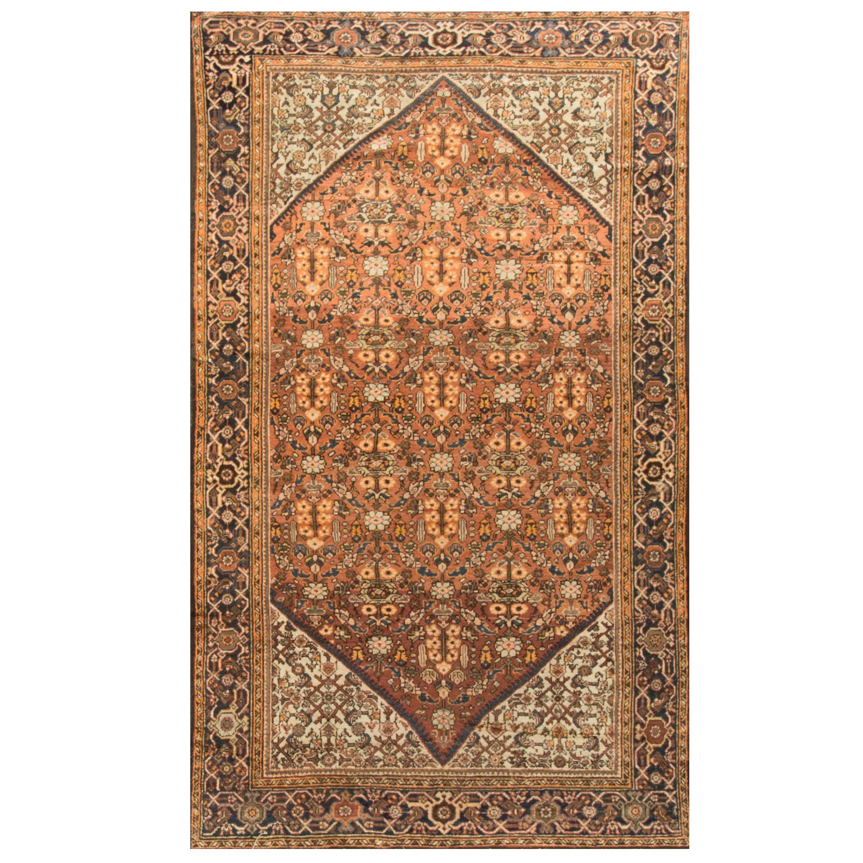 Tapis persan ancien de Fereghan de 6' x 10'2 pouces