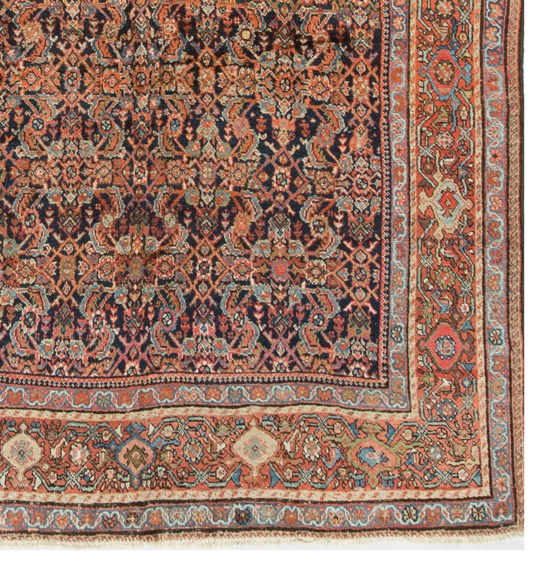 Antiker persischer Fereghan-Teppich, um 1890 (Handgeknüpft) im Angebot