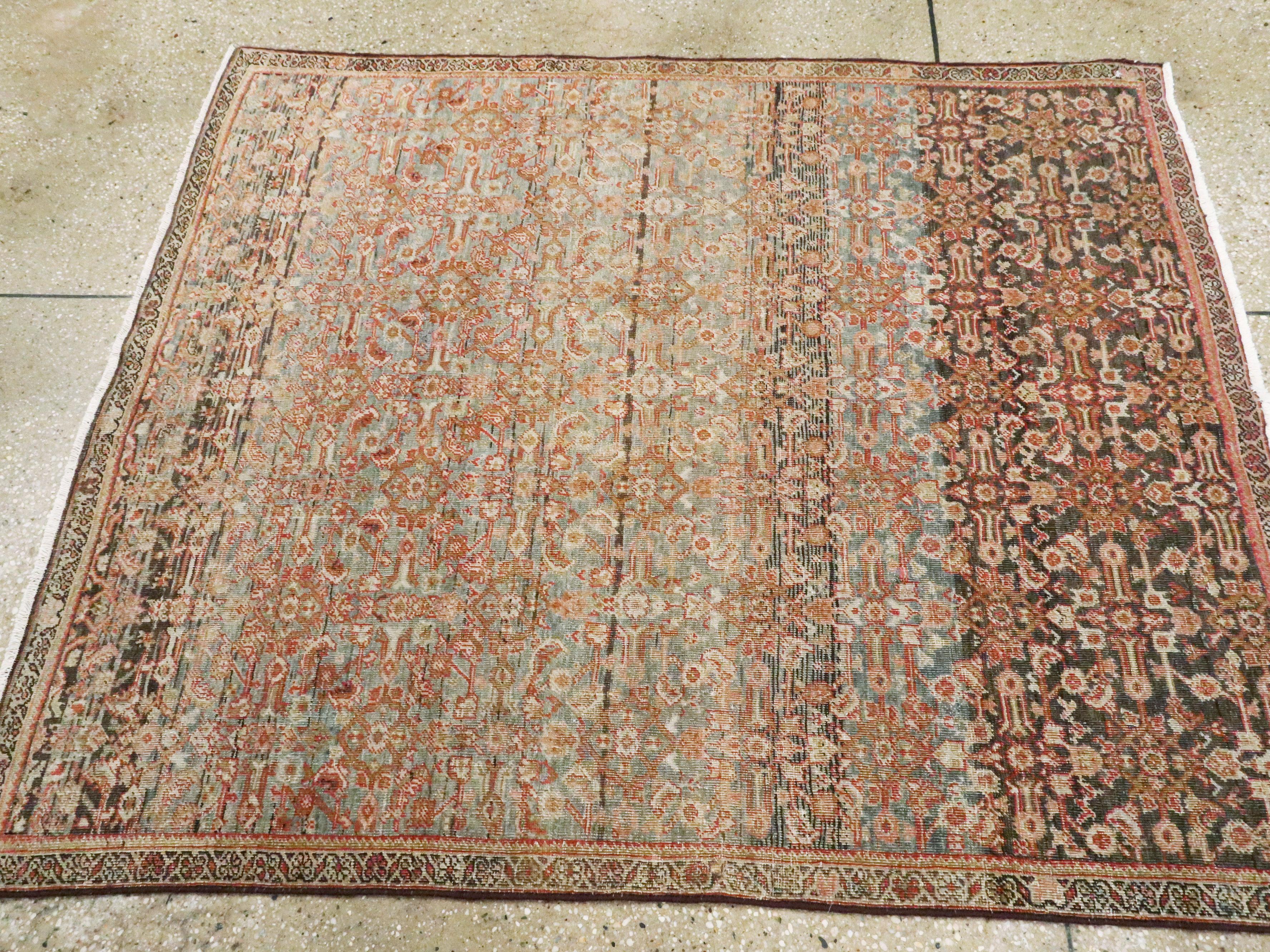Antiker persischer Fereghan-Teppich (Wolle) im Angebot
