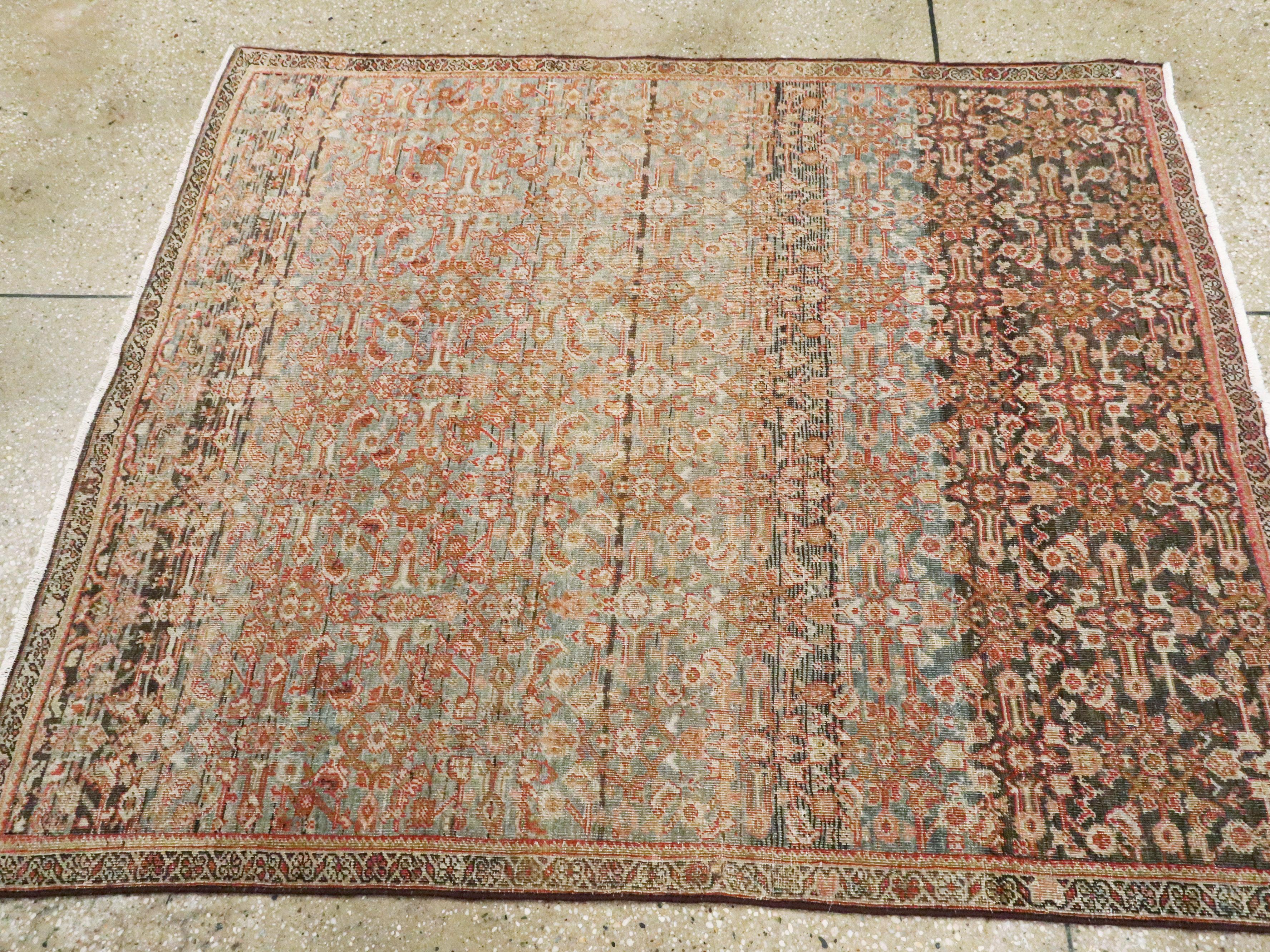 Antique Persian Fereghan Rug For Sale 1