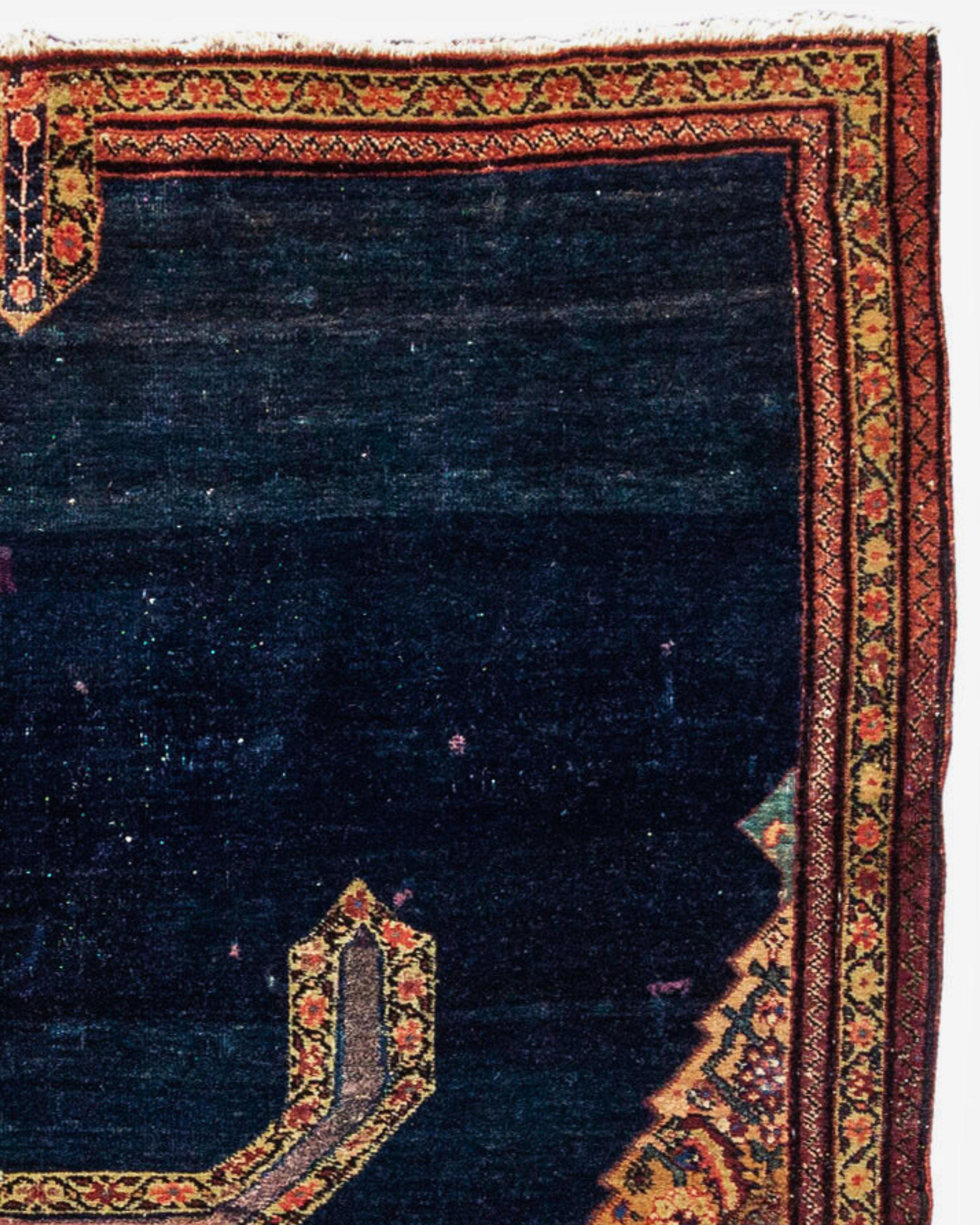 Ancienne couverture de selle persane Fereghan, fin du 19e siècle

Informations supplémentaires :
Dimensions : 3'4