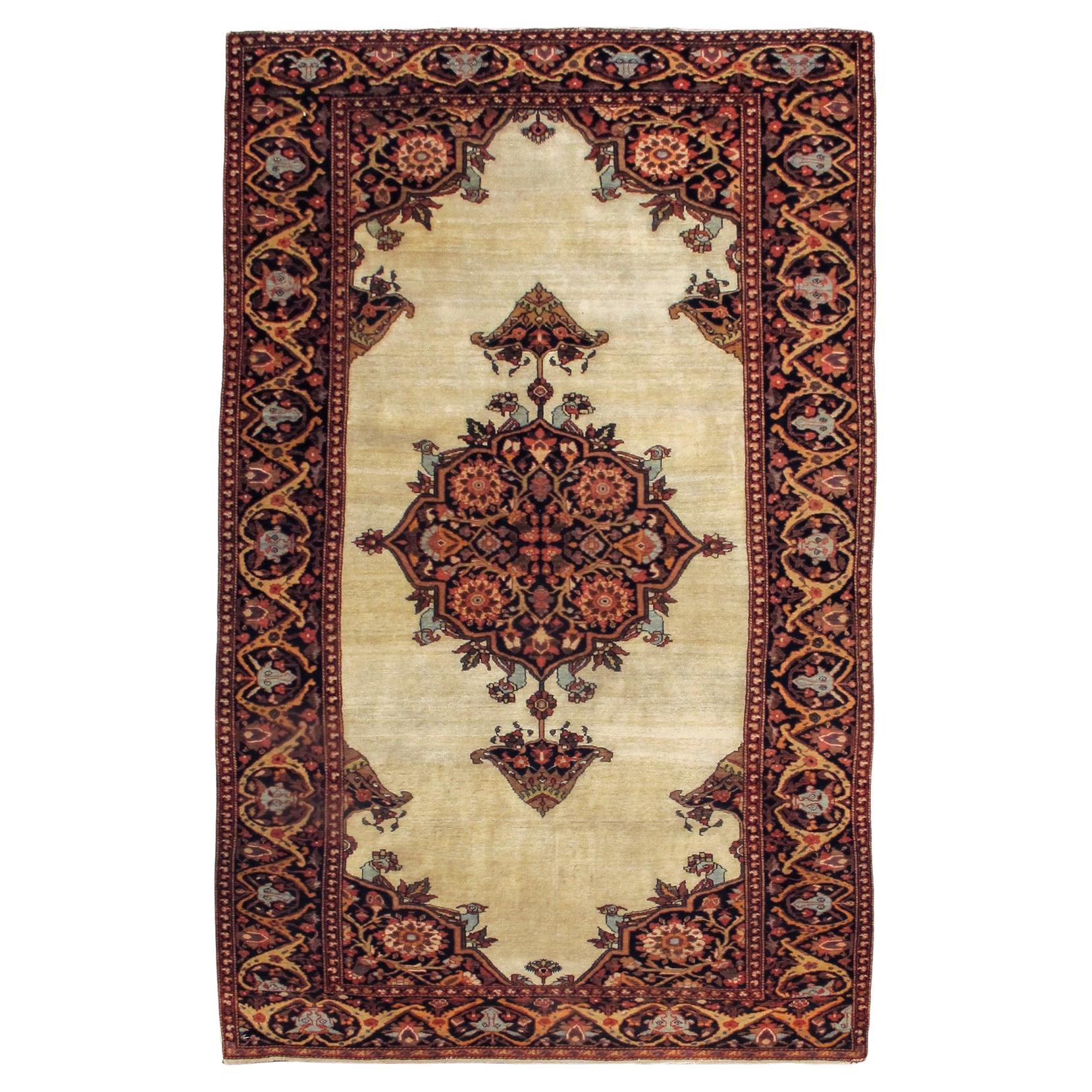Antique Persian Fereghan Sarouk Rug, 19th Century For Sale