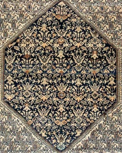 Antique Persian Fereghan Sarouk Rug, Late 19th Century