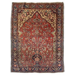 Antique Persian Fereghan Sarouk Rug, Late 19th Century